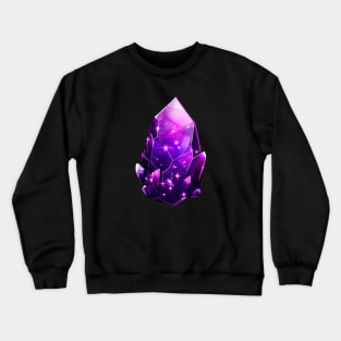 Galactic Amethyst Crewneck Sweatshirt